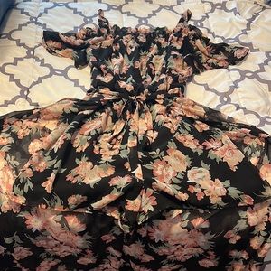 floral romper dress